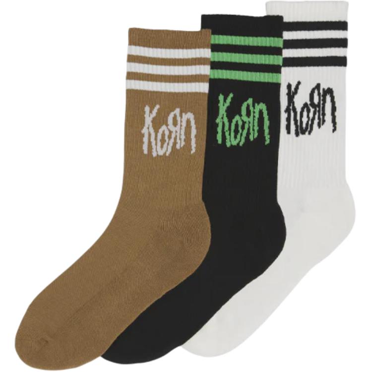 Adidas X KoRn Sock Set 3 Pack Off White/Black/Brown Desert IW7522 L
Adidas X KoRn Sock Set 3 Pack Off White/Black/Brown Desert IW7522 L
