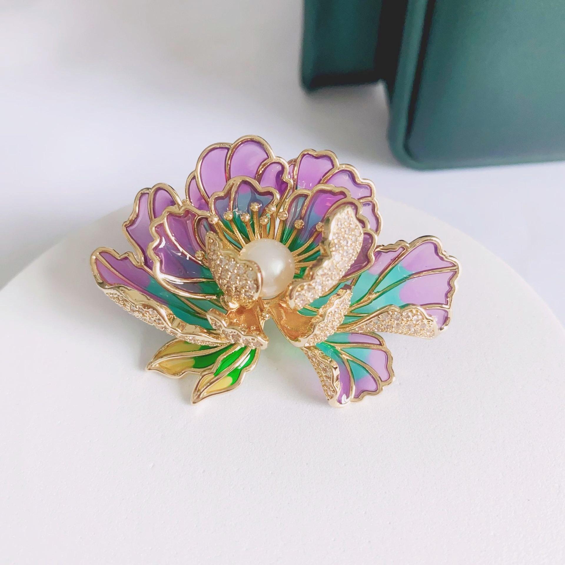 Брошь из натурального жемчуга «Розовый пион» Атмосферная булавка для пальто и куртки Подарочная брошь Прямая поставка фиолетовый
Брошь из натурального жемчуга «Розовый пион» Атмосферная булавка для пальто и куртки Подарочная брошь Прямая поставка фиолетовый