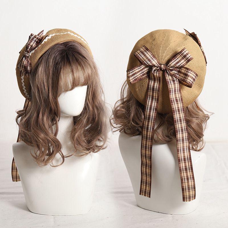 Bow Knit Hat Women s Autumn Caps Brown Grid Cap Y2K Hat Women Winter Japanese Hat Jk Beret Y2K Designer Hats Pink Black Beret коричневий
Bow Knit Hat Women s Autumn Caps Brown Grid Cap Y2K Hat Women Winter Japanese Hat Jk Beret Y2K Designer Hats Pink Black Beret коричневий