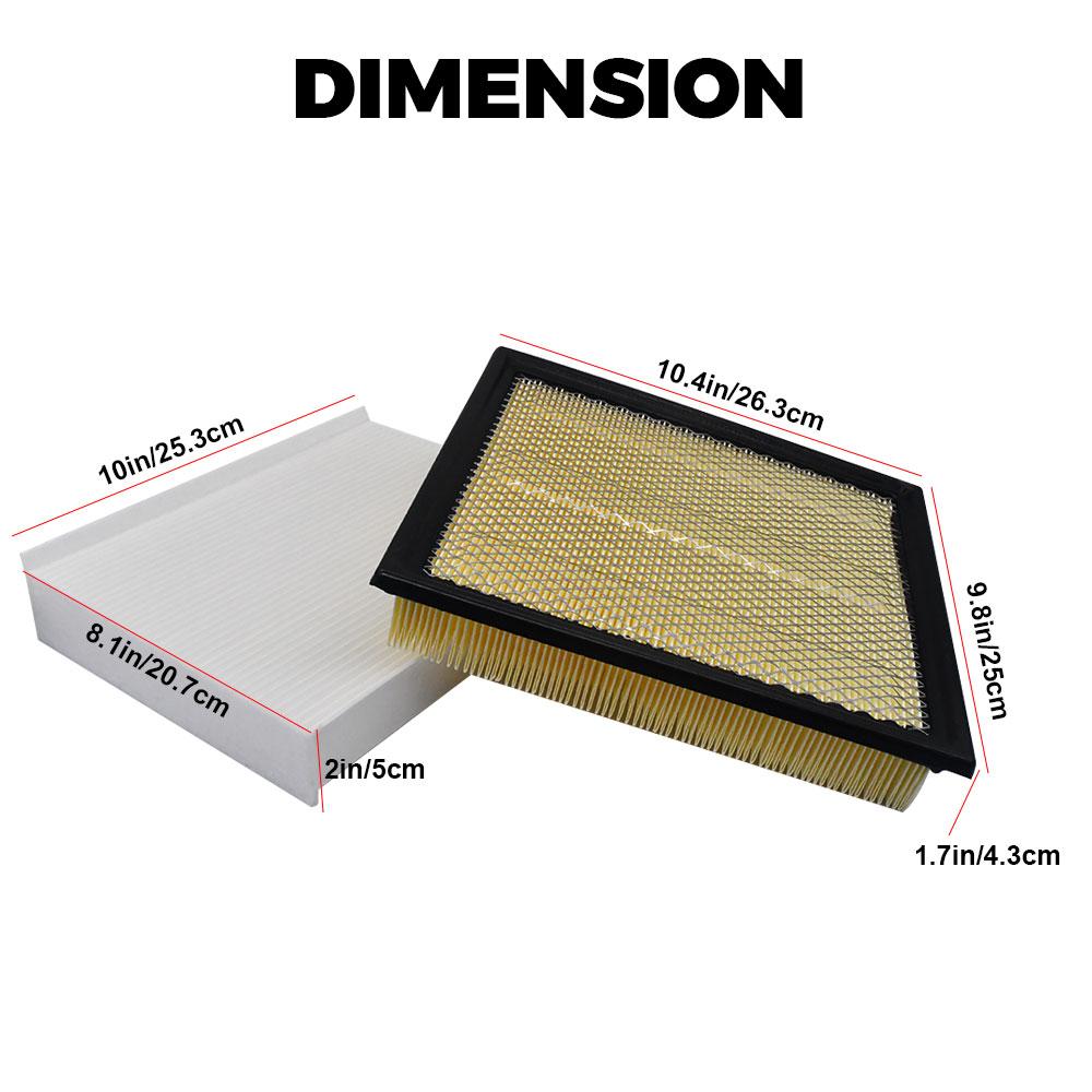 Car Engine Cabin Pollen Air Filter For Ford F-150 2015 2016 2017 2018-2025 7C3Z-9601-A 7C3Z9601A Filter Set Replace Accessories
Car Engine Cabin Pollen Air Filter For Ford F-150 2015 2016 2017 2018-2025 7C3Z-9601-A 7C3Z9601A Filter Set Replace Accessories