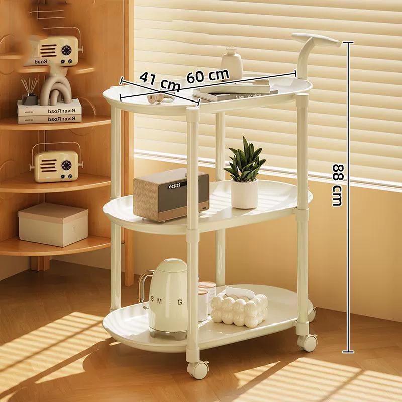 Outdoor movable creative edge cart, storage rack with wheels, modern minimalist snack rack, outdoor camping table білий
Outdoor movable creative edge cart, storage rack with wheels, modern minimalist snack rack, outdoor camping table білий