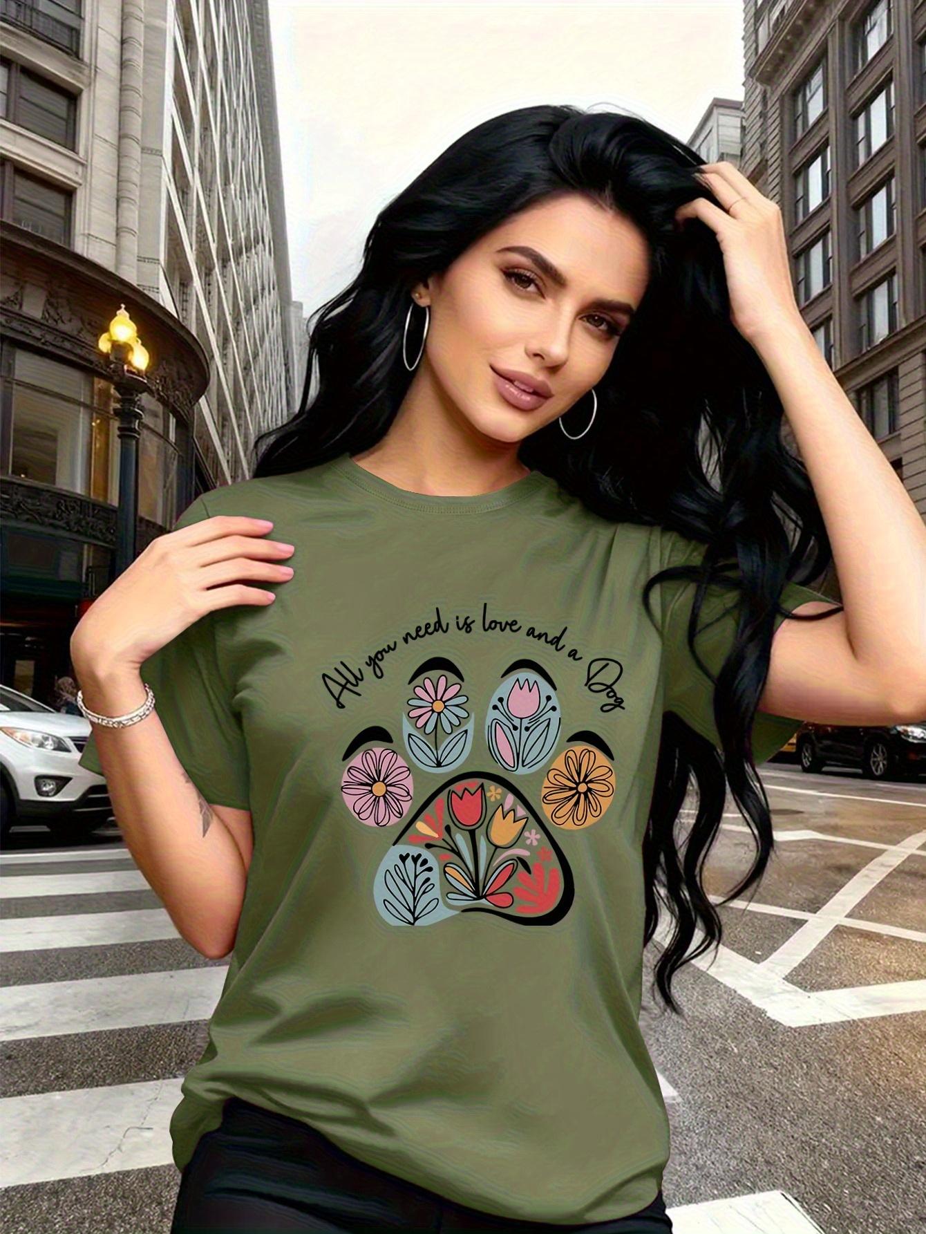 A Stylish and Breathable T-Shirt Featuring A Paw Print Design Inspired By Love for Dogs, Perfect for Family Trips, Events, Casual, Daily Commutes, 4XL зелений
A Stylish and Breathable T-Shirt Featuring A Paw Print Design Inspired By Love for Dogs, Perfect for Family Trips, Events, Casual, Daily Commutes, 4XL зелений