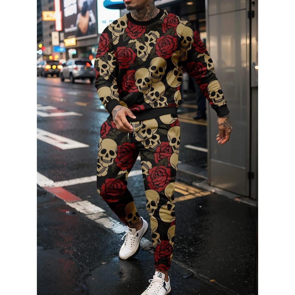 Men s Tracksuit Casual 3D Skull Print 2 Piece Sets Long Sleeve T-Shirt+pants 2pcs Set Fashion Outfits Oversized Unisex Clothing 3XL
Men s Tracksuit Casual 3D Skull Print 2 Piece Sets Long Sleeve T-Shirt+pants 2pcs Set Fashion Outfits Oversized Unisex Clothing 3XL