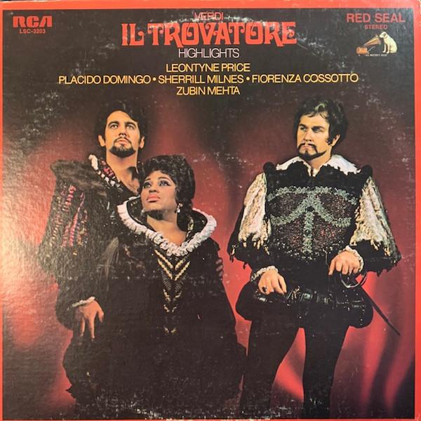 LP Record ZUBIN MEHTA NEW PHILHARMONIA ORCHE Verdi Il Trovatore Highlights LSC3203 RCA RED SEAL 1970 US Classical Used
LP Record ZUBIN MEHTA NEW PHILHARMONIA ORCHE Verdi Il Trovatore Highlights LSC3203 RCA RED SEAL 1970 US Classical Used