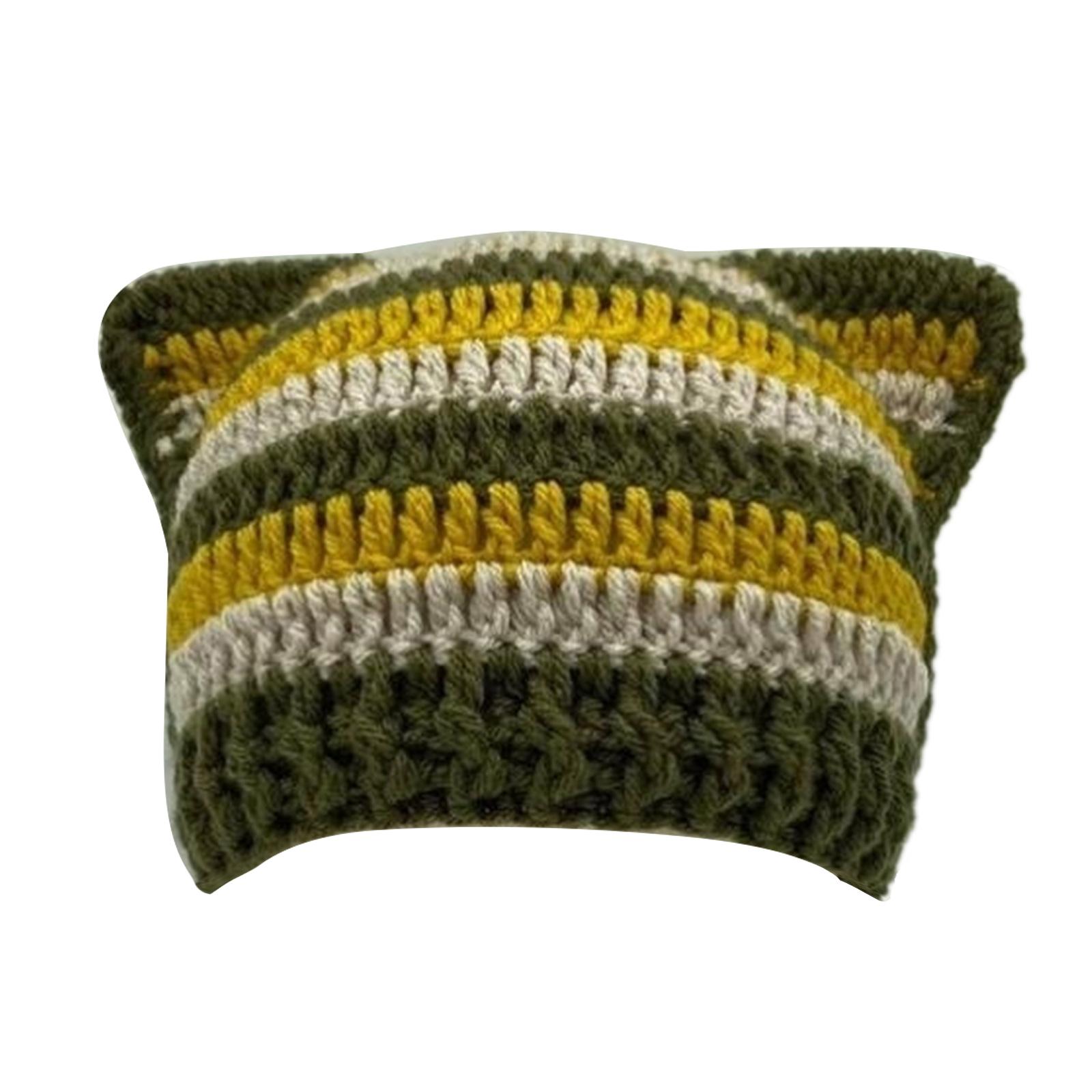 Girls Knit Beanie Hat Easter Photo Prop Cute Striped Hat Costume Y2K Cool Knitted Hat Easter Striped Decorations
Girls Knit Beanie Hat Easter Photo Prop Cute Striped Hat Costume Y2K Cool Knitted Hat Easter Striped Decorations