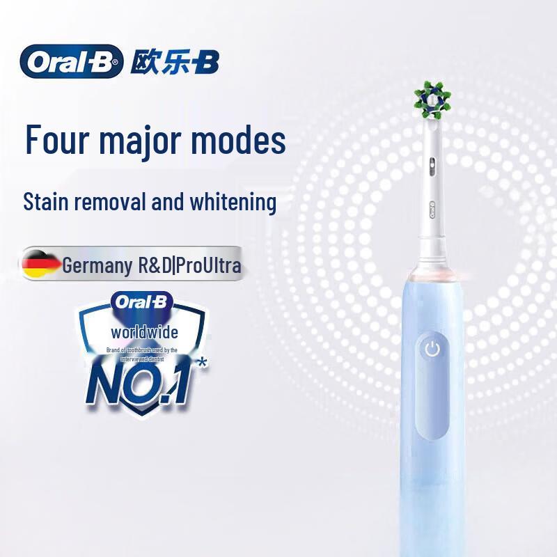 Oral-B Pro 4 Ultra 3D Electric Toothbrush CN plug (adapter included)
Oral-B Pro 4 Ultra 3D Electric Toothbrush CN plug (adapter included)