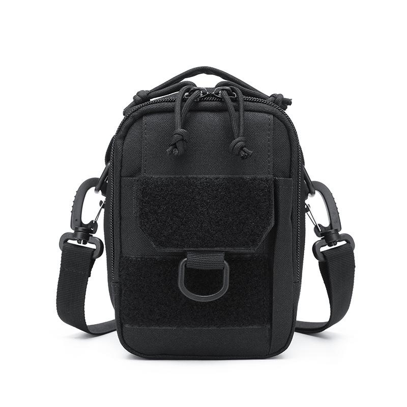 Oblique Straddle Портативная одноплечевая сумка из ткани Оксфорд для мужчин, маленькая многофункциональная портативная поясная сумка