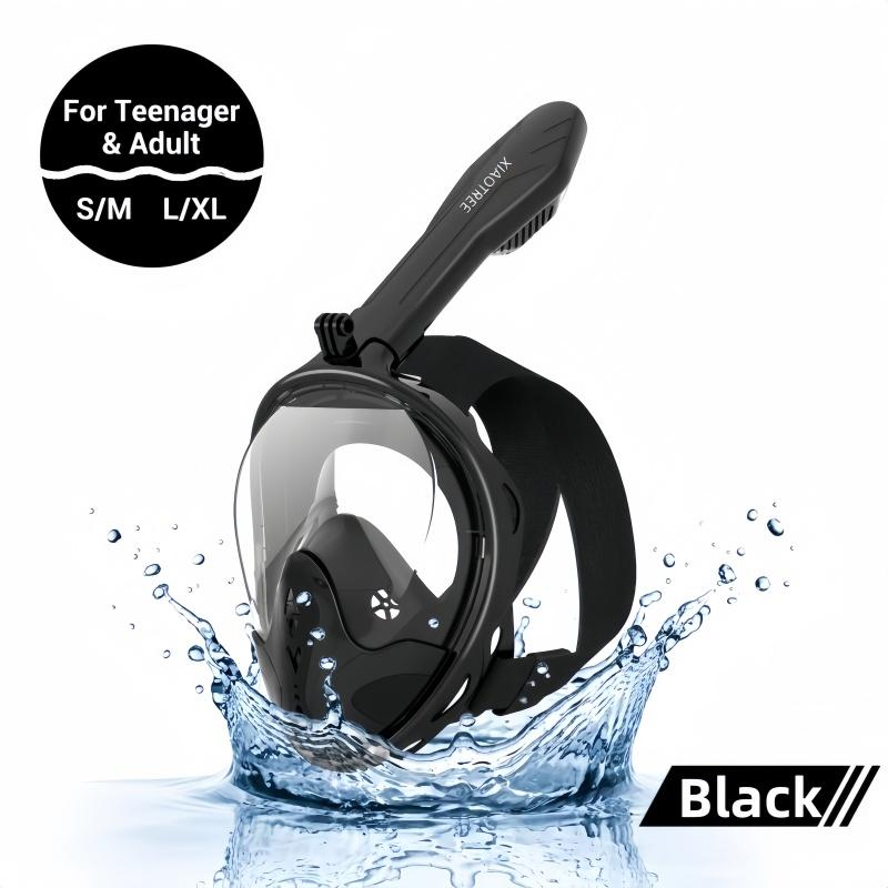 Full Face Snorkel Mask for Adults Anti Fog Anti Leak 180 Panoramic View Lightweight Diving Mask Snorkeling Gear for Scuba Diving S/M чорний
Full Face Snorkel Mask for Adults Anti Fog Anti Leak 180 Panoramic View Lightweight Diving Mask Snorkeling Gear for Scuba Diving S/M чорний
