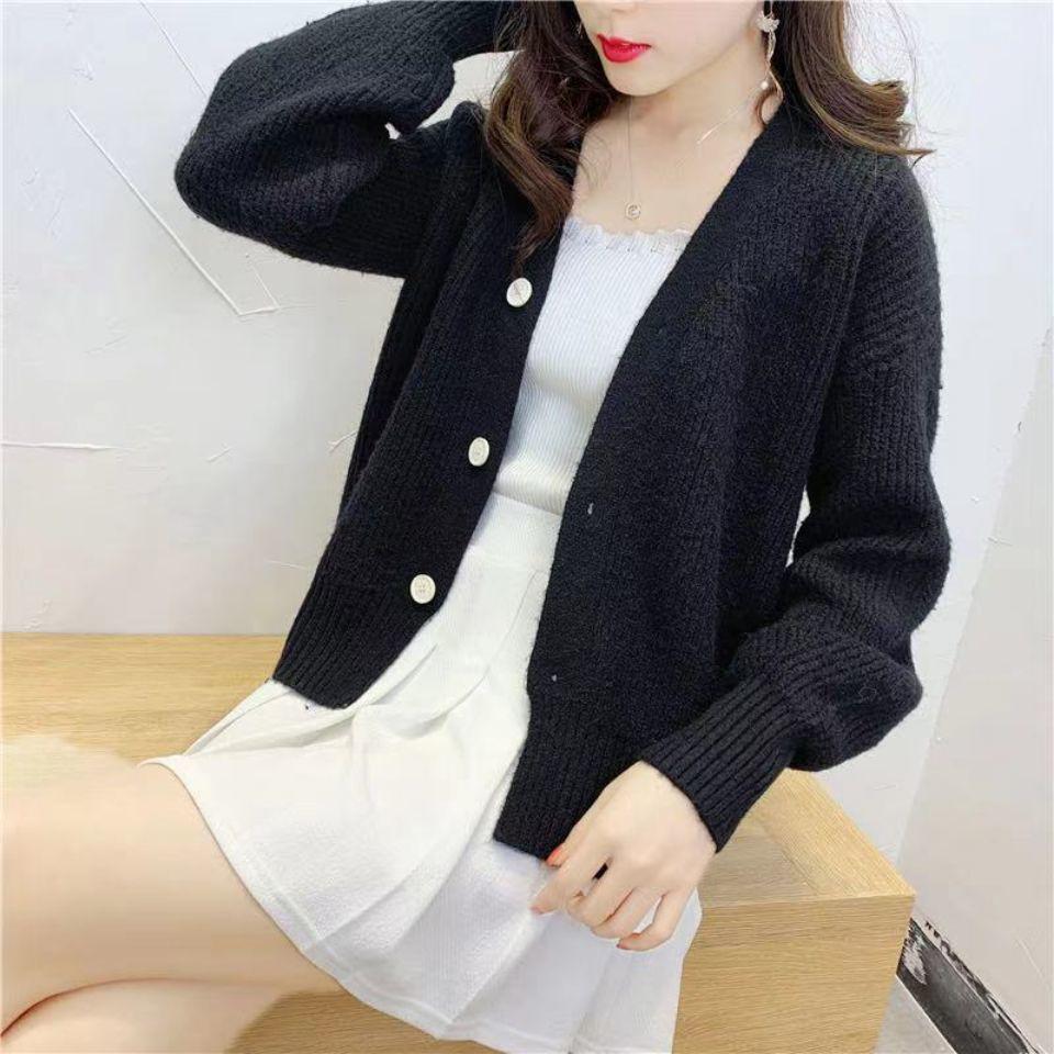 Женский свободный кардиган на осень 2025 года - Повседневный короткий вязаный тренд S (80-95 jin) чёрный
Женский свободный кардиган на осень 2025 года - Повседневный короткий вязаный тренд S (80-95 jin) чёрный