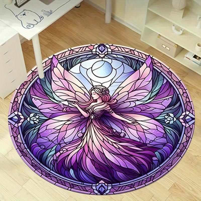 1pc Fantasy Fairy Stained Glass Circular Rug - Home Decor, Office Round Mat, Outdoor Gift ItemRA1519 80cm by 80cm
1pc Fantasy Fairy Stained Glass Circular Rug - Home Decor, Office Round Mat, Outdoor Gift ItemRA1519 80cm by 80cm