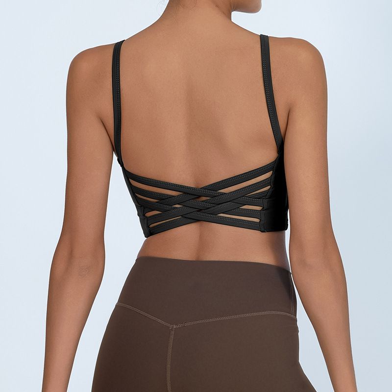 Export New European and American Cross-Border Nude Feel Yoga Bra Female Shockproof Push-up Sports Back Shaping Workout Top Quick-Drying Intimates Extreme Black XL/10
Export New European and American Cross-Border Nude Feel Yoga Bra Female Shockproof Push-up Sports Back Shaping Workout Top Quick-Drying Intimates Extreme Black XL/10
