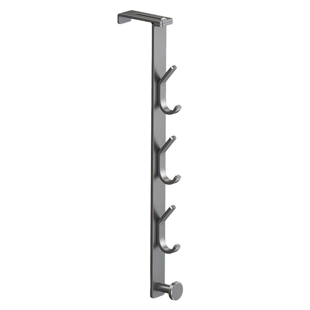 Traceless Coat Hook Adjustable Hanging Rack Multifunctional Door Hooks for Clothes Bag Caps Purse Grey-41.3cm
Traceless Coat Hook Adjustable Hanging Rack Multifunctional Door Hooks for Clothes Bag Caps Purse Grey-41.3cm