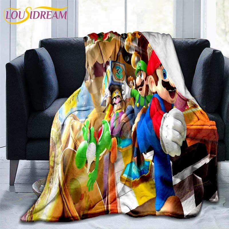 Mario Bros pattern throw Blanket Couch Quilt Cover Travel Bedding Outlet Throw Blanket Flannel Blanket Bedspread 130x150cm
Mario Bros pattern throw Blanket Couch Quilt Cover Travel Bedding Outlet Throw Blanket Flannel Blanket Bedspread 130x150cm