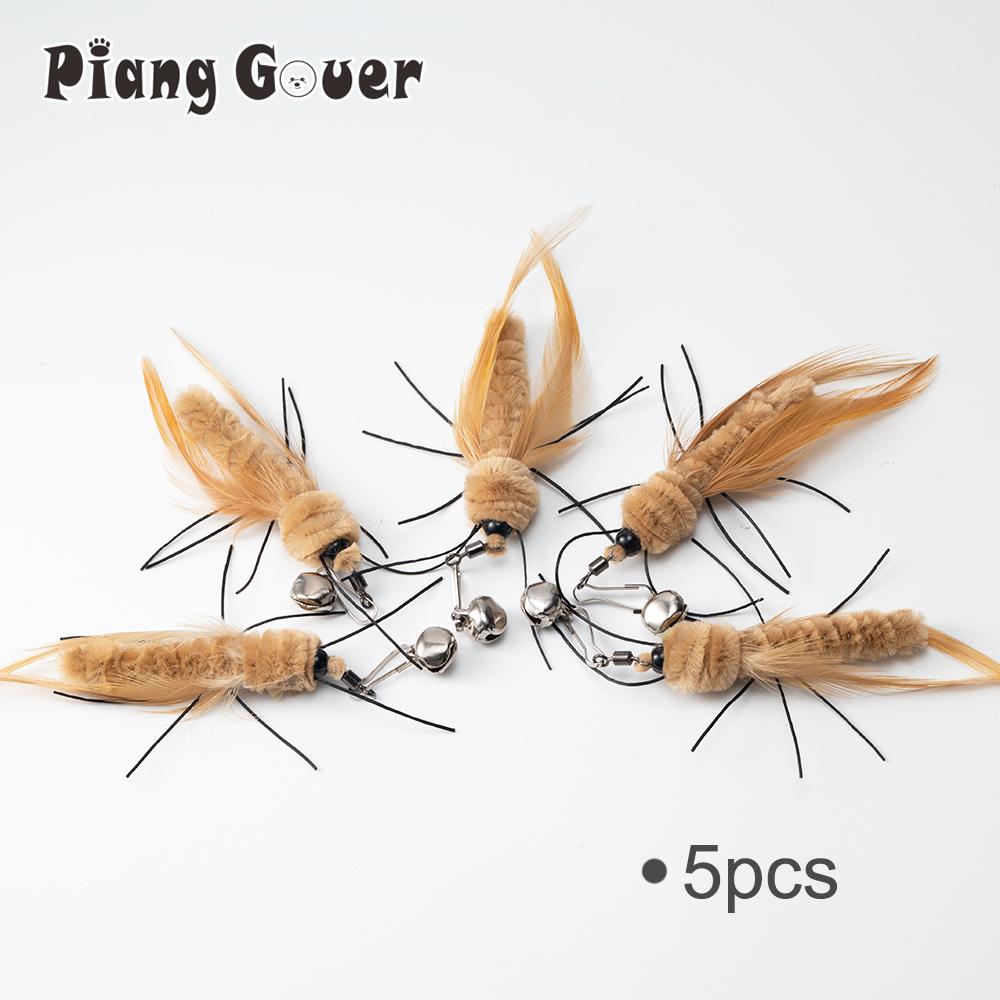 Brown Plush Moth Cat Teasing Stick Change Head Toy Insect Pet Supplies Toys
Brown Plush Moth Cat Teasing Stick Change Head Toy Insect Pet Supplies Toys