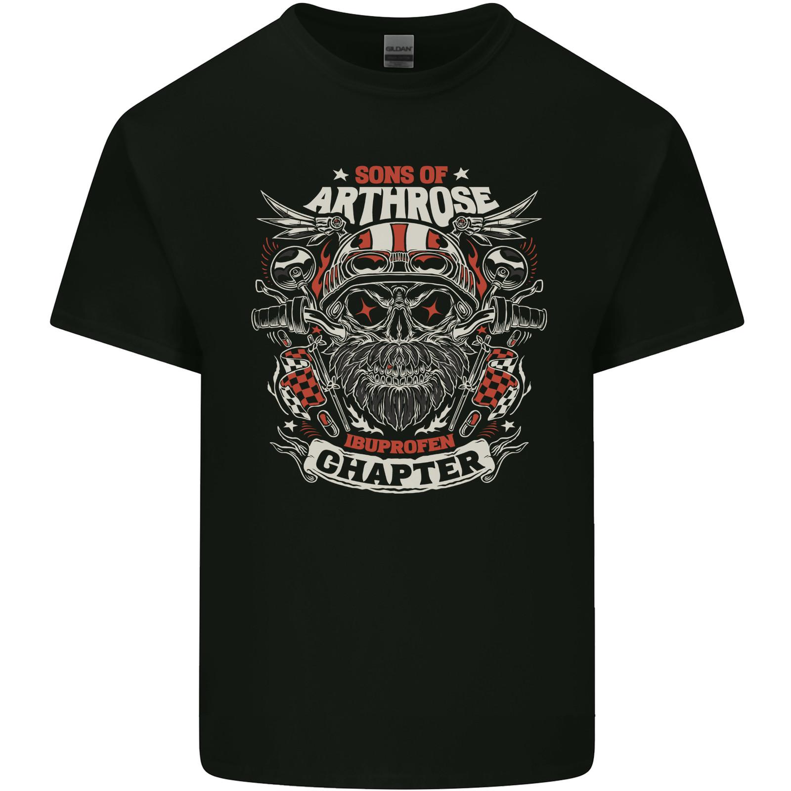 Sons of Arthrose Funny Biker Motorbike Motorcycle Mens Light Cotton T-Shirt Mens Womens Tees Top 4XL
Sons of Arthrose Funny Biker Motorbike Motorcycle Mens Light Cotton T-Shirt Mens Womens Tees Top 4XL