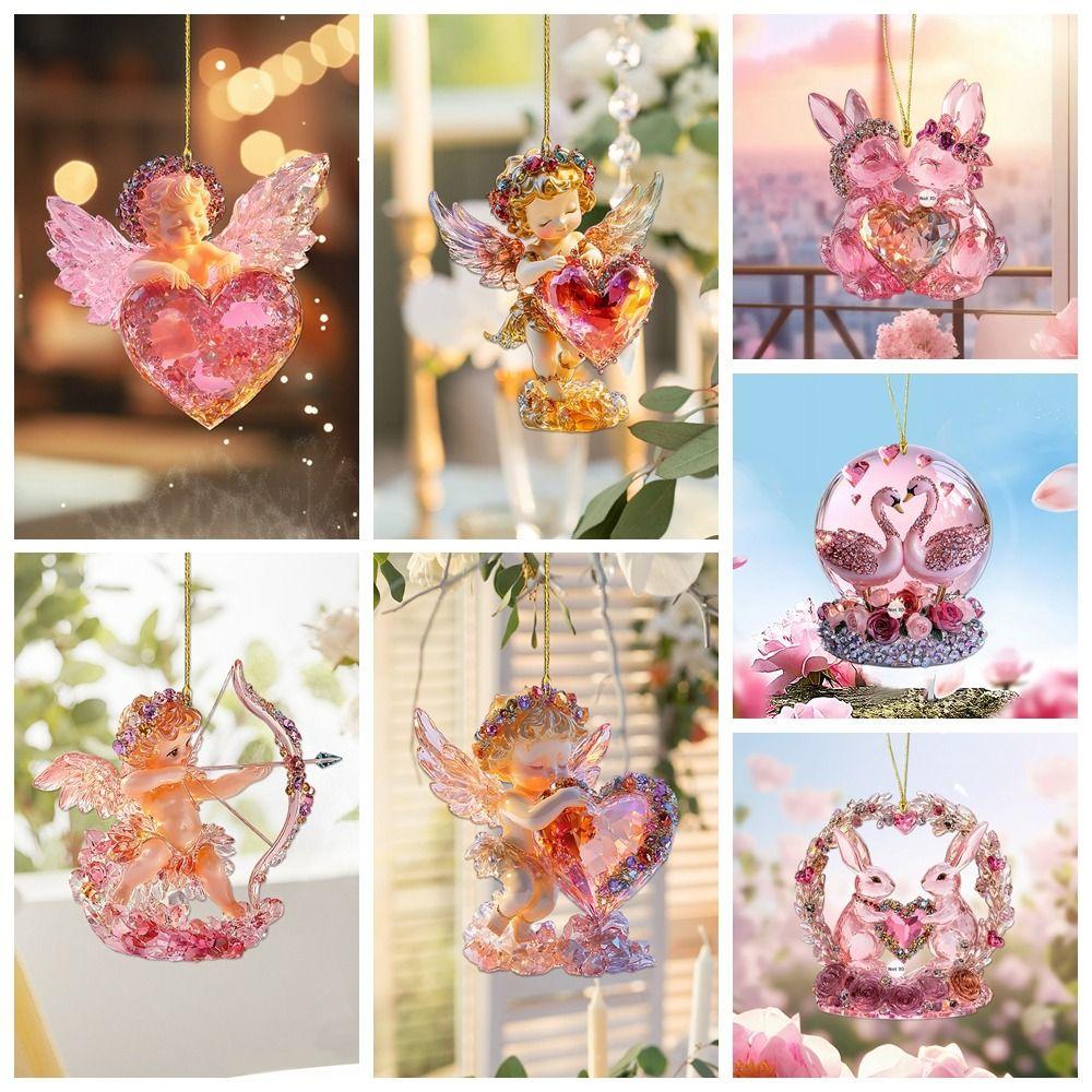 Mini Valentine s Day Home Decor Acrylic Love Pendant Ornament Elf Angel Key Ring Couple Style4
Mini Valentine s Day Home Decor Acrylic Love Pendant Ornament Elf Angel Key Ring Couple Style4