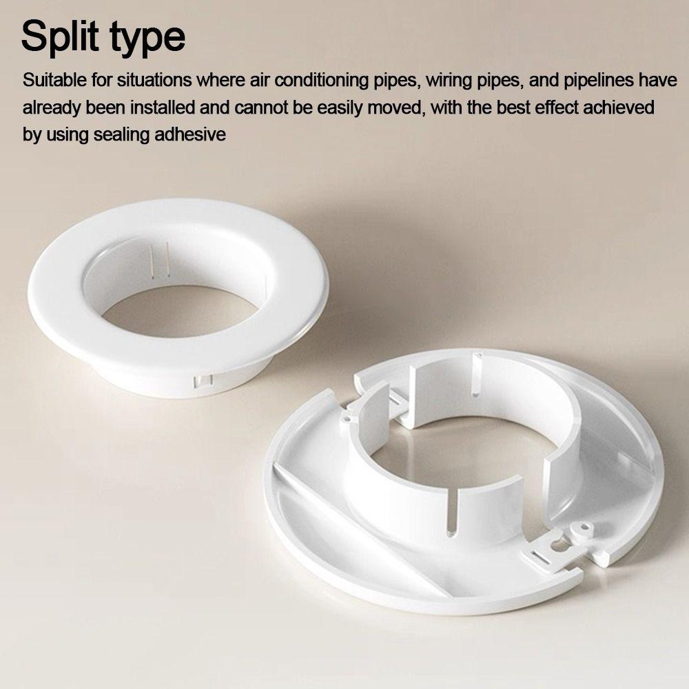 Split Type Wall Decorative Cover Plastic Wall Hole Duct Cover Durable Pipe Plug Cable Passage A 38X78mm
Split Type Wall Decorative Cover Plastic Wall Hole Duct Cover Durable Pipe Plug Cable Passage A 38X78mm
