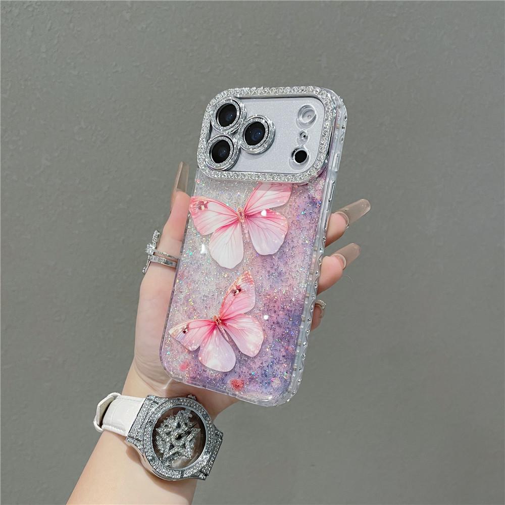 Diamond-Studded Butterfly Lens iPhone 17 Pro Max Drop-Proof Case, Compatible with Apple 14-16 Models. iPhone 15 Pro Max
Diamond-Studded Butterfly Lens iPhone 17 Pro Max Drop-Proof Case, Compatible with Apple 14-16 Models. iPhone 15 Pro Max
