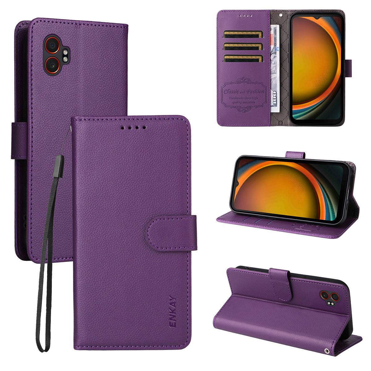 For Samsung Galaxy Xcover6 Pro 5G/Galaxy XCover7 Pro Wallet Case with Strap ENKAY HAT PRINCE RFID Blocking Leather Stand Phone Cover D
For Samsung Galaxy Xcover6 Pro 5G/Galaxy XCover7 Pro Wallet Case with Strap ENKAY HAT PRINCE RFID Blocking Leather Stand Phone Cover D
