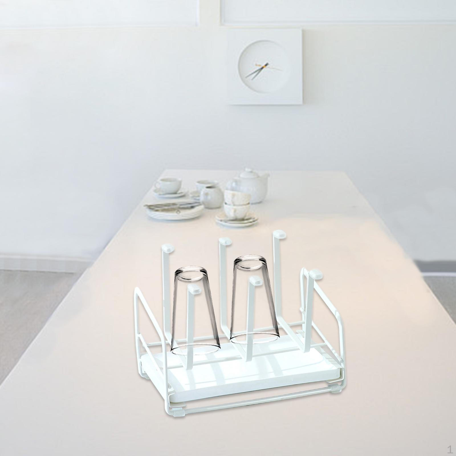 Подставка для сушки бутылок, подставка для кружек, 6 держателей для чашек, вешалка, органайзер, многоцелевой белый
Подставка для сушки бутылок, подставка для кружек, 6 держателей для чашек, вешалка, органайзер, многоцелевой белый