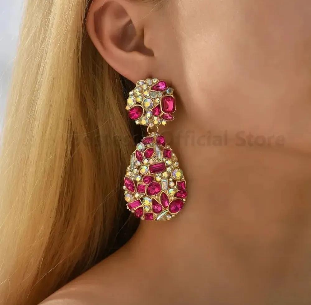 Fashion Statement Earrings Dangle Drop Design with Multi-Shaped Gemstone Embellishments and Clustered Beads for Women Jewelry Accessories One Size
Fashion Statement Earrings Dangle Drop Design with Multi-Shaped Gemstone Embellishments and Clustered Beads for Women Jewelry Accessories One Size