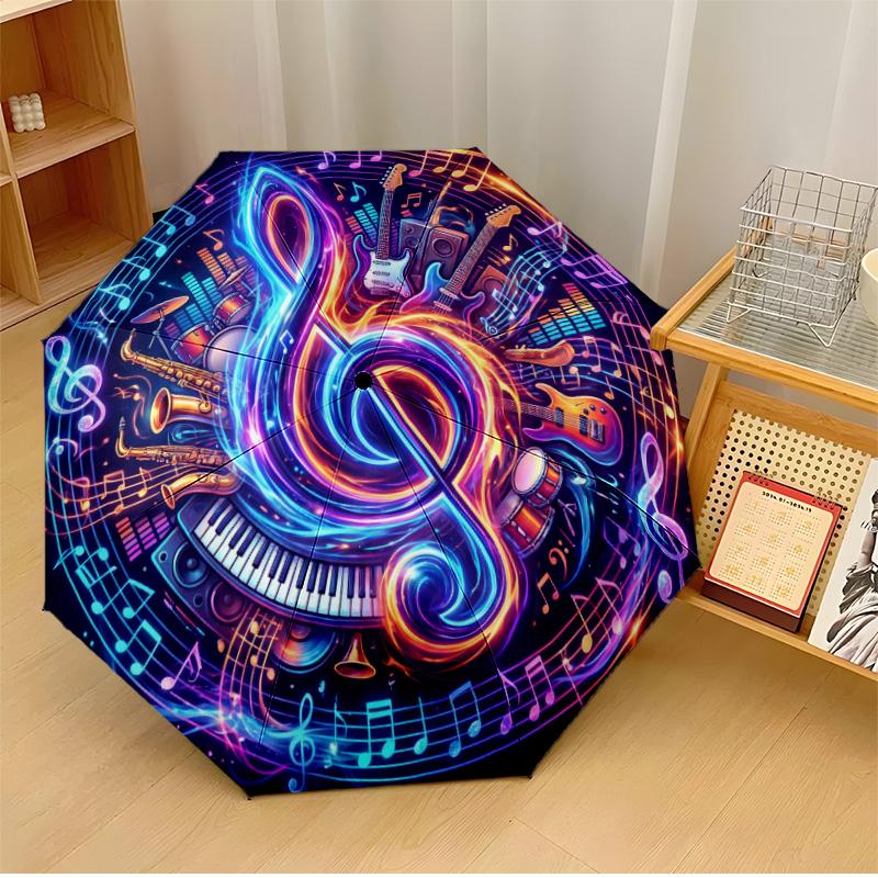 Tulip with Musical Notes Printed umbrella windproof folding umbrella portable sun and rain umbrella suitable for gifting
Tulip with Musical Notes Printed umbrella windproof folding umbrella portable sun and rain umbrella suitable for gifting