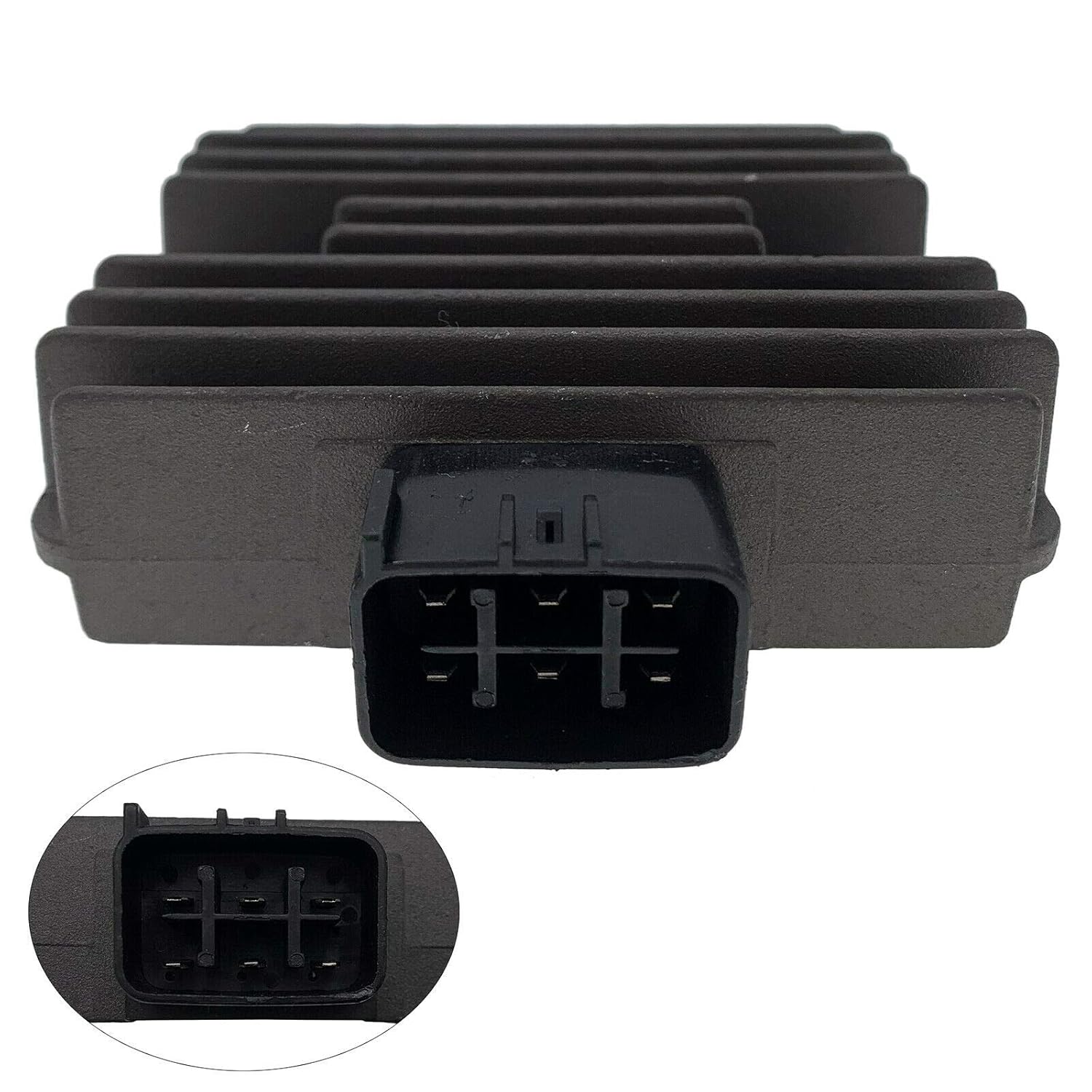 Replacement Part Voltage Regulator Rectifier for Kawasaki Mule 3000 3010 KAF620, Automatic Operation, Black Push Button Actuator
Replacement Part Voltage Regulator Rectifier for Kawasaki Mule 3000 3010 KAF620, Automatic Operation, Black Push Button Actuator