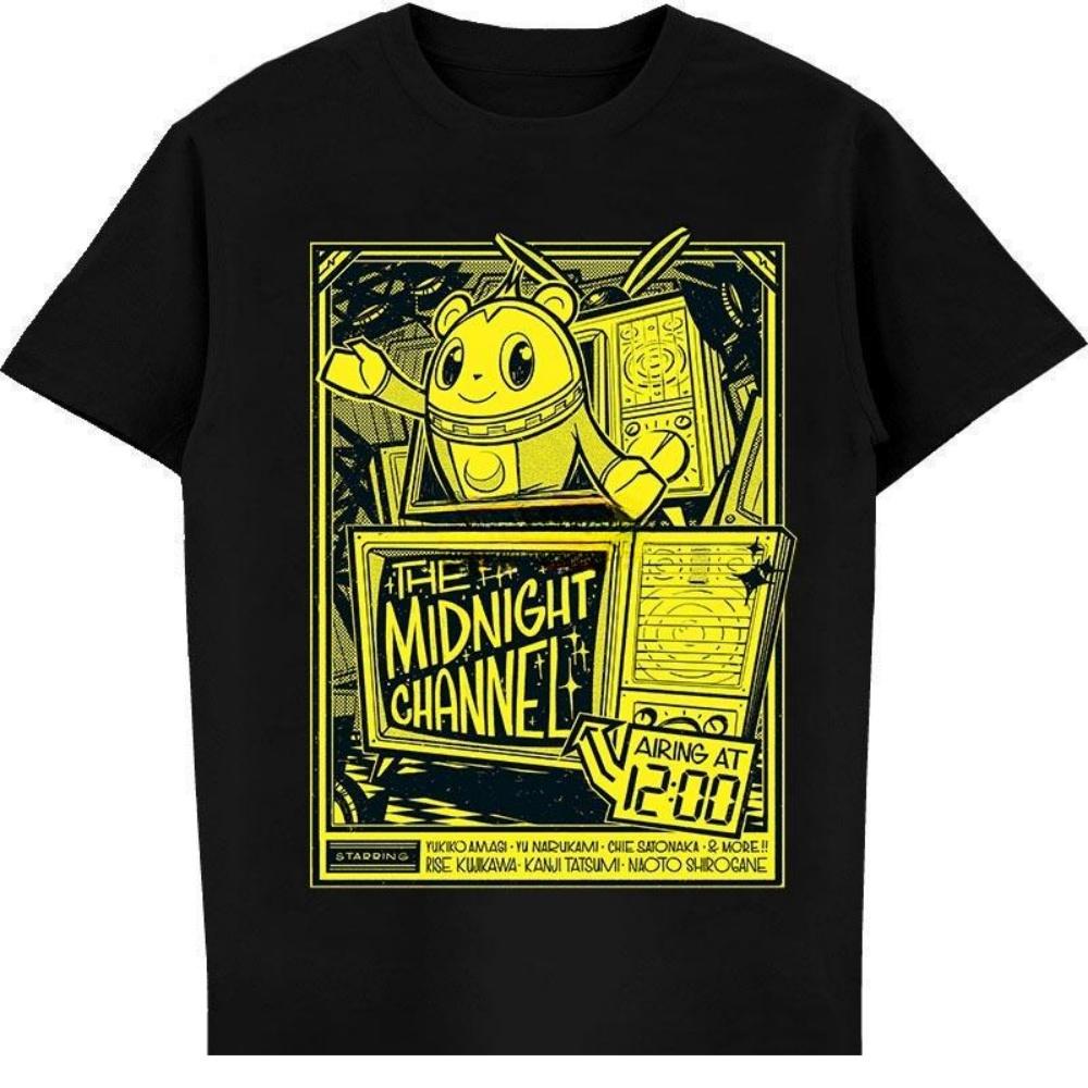 Persona 4 Midnight Channel TV t-Shirt COTTON Fashion 2024 Summer Vintage Short Sleeve Printing T-shirt Man XXXXXL чорний
Persona 4 Midnight Channel TV t-Shirt COTTON Fashion 2024 Summer Vintage Short Sleeve Printing T-shirt Man XXXXXL чорний