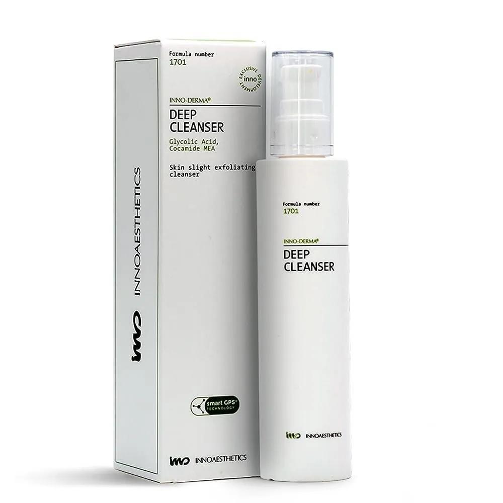 INNOAESTHETICS Deep Cleanser Professional Grade Purifying Gel Formula 1701 Glycolic Acid Exfoliating Face Wash Promotes Collagen Production [Ho
INNOAESTHETICS Deep Cleanser Professional Grade Purifying Gel Formula 1701 Glycolic Acid Exfoliating Face Wash Promotes Collagen Production [Ho