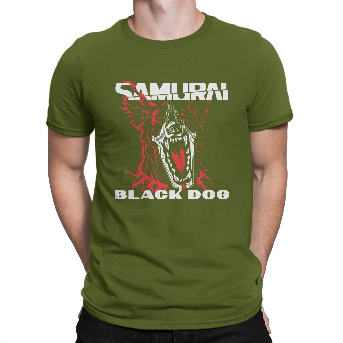 Black Dog T Shirt Pure Cotton Novelty T-Shirt Round Collar Cyber Samurai Punk Tee Shirt Short Sleeve Clothes Graphic Printed 4XL
Black Dog T Shirt Pure Cotton Novelty T-Shirt Round Collar Cyber Samurai Punk Tee Shirt Short Sleeve Clothes Graphic Printed 4XL