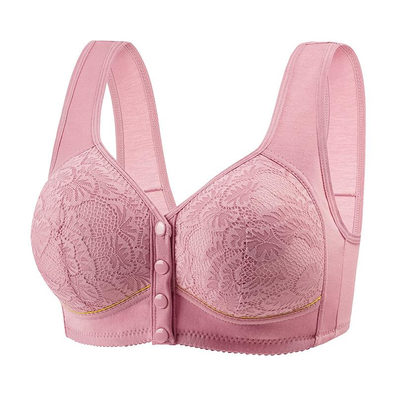 Plus Size Comfort Bra with Lace Trim and Wide Straps M розовый
Plus Size Comfort Bra with Lace Trim and Wide Straps M розовый