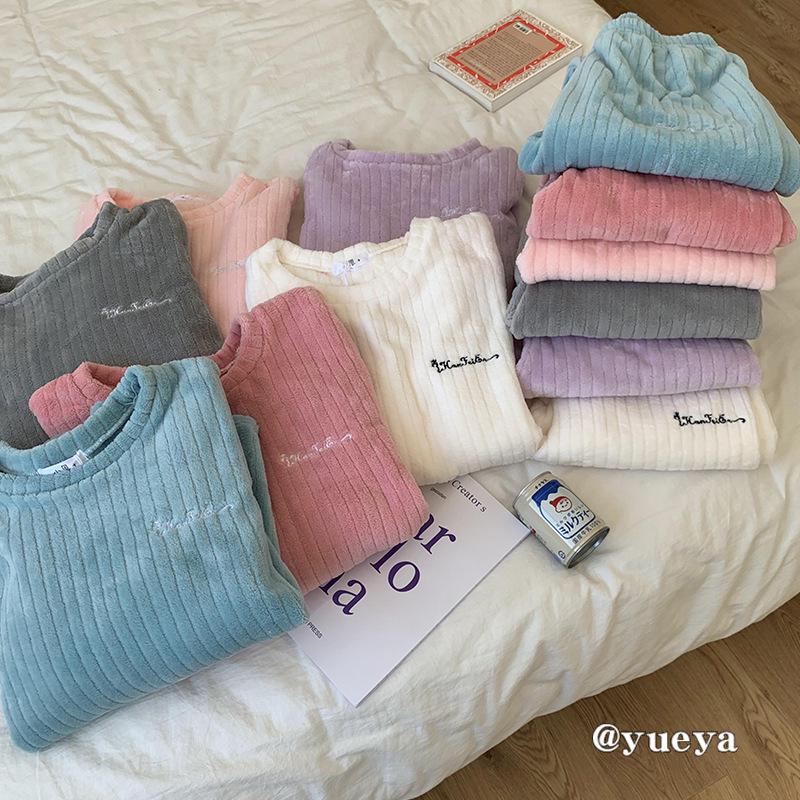 2026 Autumn/Winter Crescent City Coral Fleece Vertical Stripe Women s Korean Casual Pajamas Set One Size темно-розовый
2026 Autumn/Winter Crescent City Coral Fleece Vertical Stripe Women s Korean Casual Pajamas Set One Size темно-розовый