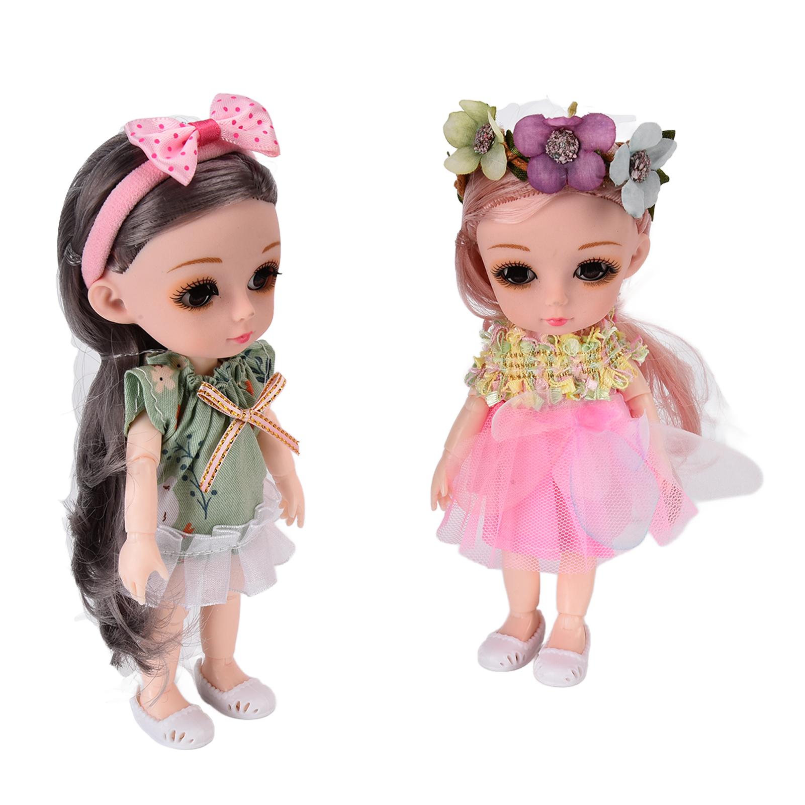 2 шт. EN71 BJD кукла 6.7 дюймов вращающиеся суставы великолепная одежда модная кукла нарядная для возраста 3+
2 шт. EN71 BJD кукла 6.7 дюймов вращающиеся суставы великолепная одежда модная кукла нарядная для возраста 3+