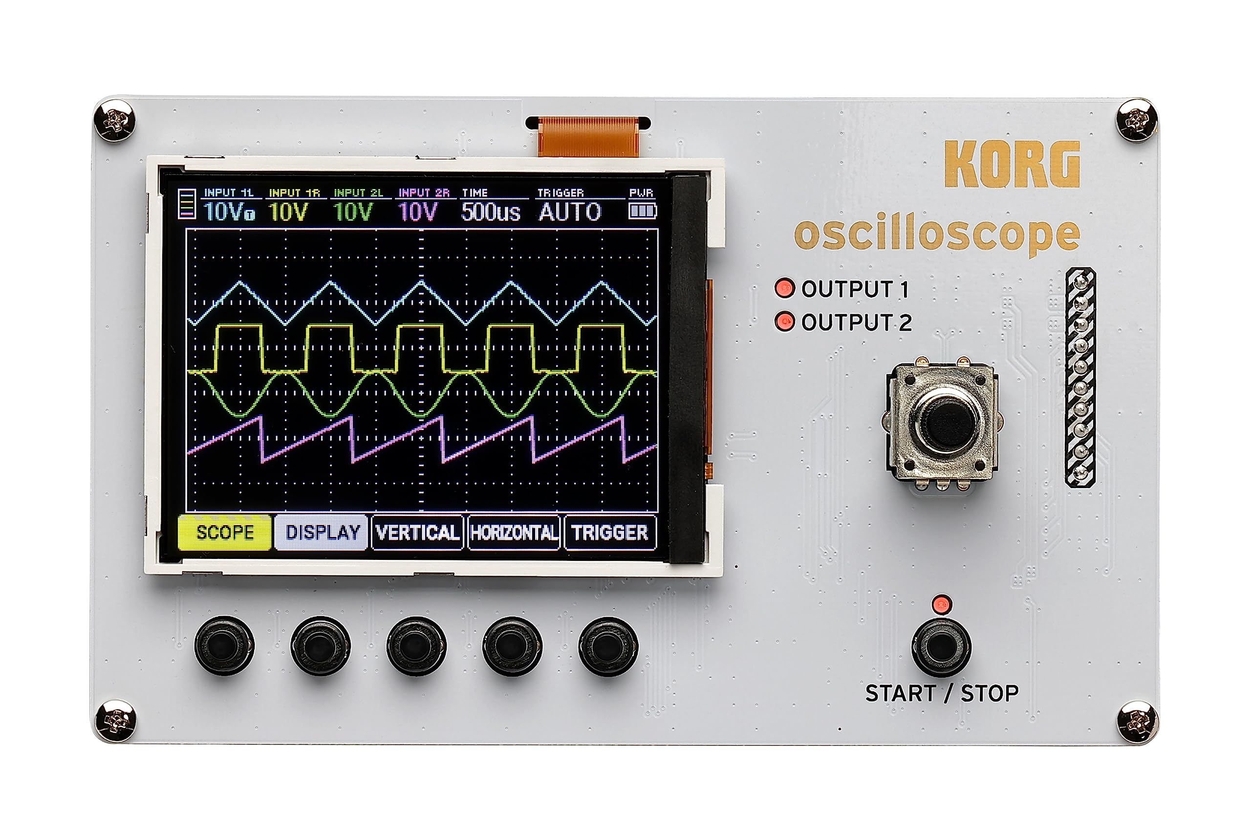 KORG oscilloscope No soldering DIY oscilloscope tool for NuTekt NTS-2 kit required. kit, multi-functional musicians. білий
KORG oscilloscope No soldering DIY oscilloscope tool for NuTekt NTS-2 kit required. kit, multi-functional musicians. білий
