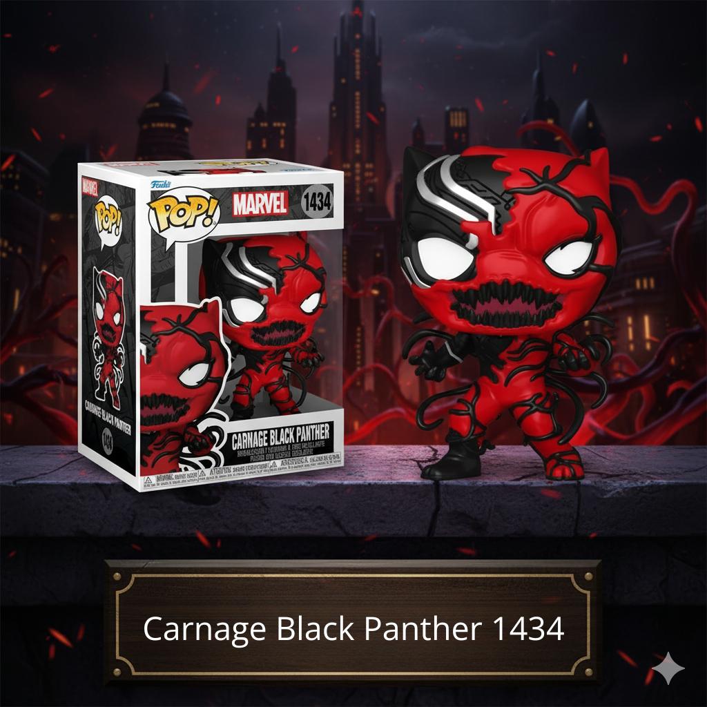 Фігурка Фанко Поп Марвел Карнаж Чорна Пантера Funko Pop Carnage Black Panther Marvel 10 см #1434 10 червоний
Фігурка Фанко Поп Марвел Карнаж Чорна Пантера Funko Pop Carnage Black Panther Marvel 10 см #1434 10 червоний