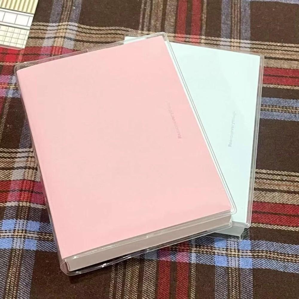 Paper A6 Notebook Transparent Cover Journal Handbook Ins Student Notepad Office School Supplies синій
Paper A6 Notebook Transparent Cover Journal Handbook Ins Student Notepad Office School Supplies синій