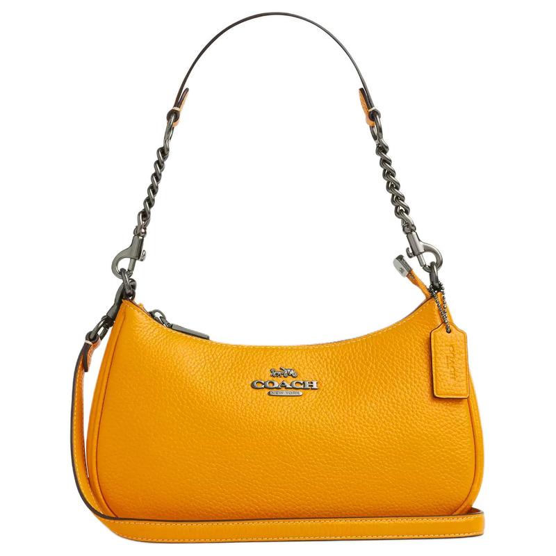 COACH Teri 24 Metal Logo Pebbled Leather Shoulder Bag Medium Women s Ginger золотий
COACH Teri 24 Metal Logo Pebbled Leather Shoulder Bag Medium Women s Ginger золотий