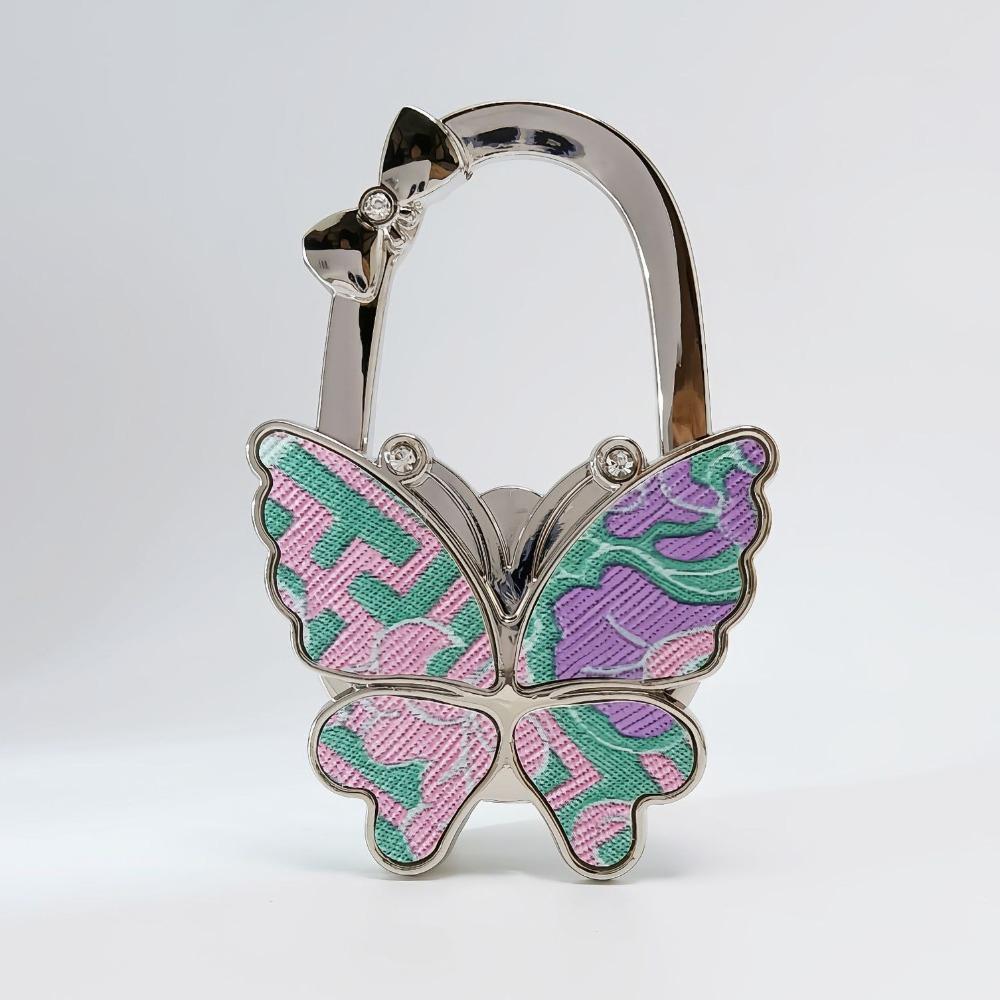 Durable Foldable Butterfly Handbag Hook Portable Creative Purse Hanger Chrysanthemum Flowers Bag Hanger for Women
Durable Foldable Butterfly Handbag Hook Portable Creative Purse Hanger Chrysanthemum Flowers Bag Hanger for Women