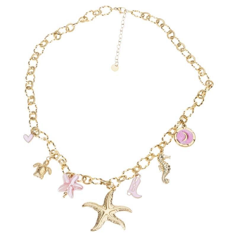 Stylish Pendant Necklace Adjustable Rope Chain Necklace Stainless Steel Texture Suitable for Matching Casual Outfits
Stylish Pendant Necklace Adjustable Rope Chain Necklace Stainless Steel Texture Suitable for Matching Casual Outfits