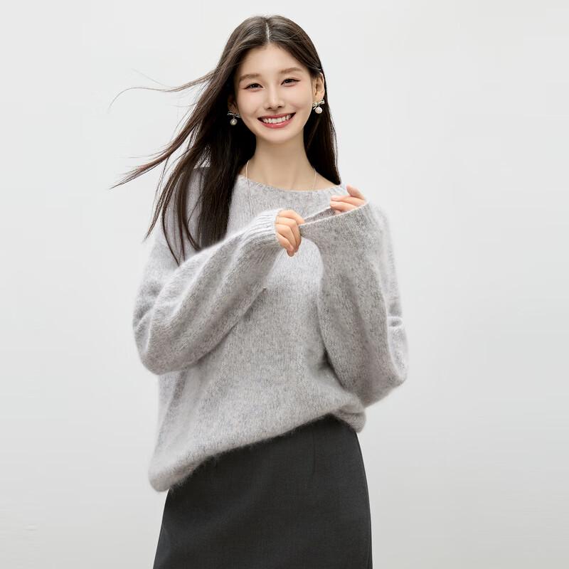 Qiushui Yiren Women s Loose Fit Lambswool Cashmere Sweater M
Qiushui Yiren Women s Loose Fit Lambswool Cashmere Sweater M