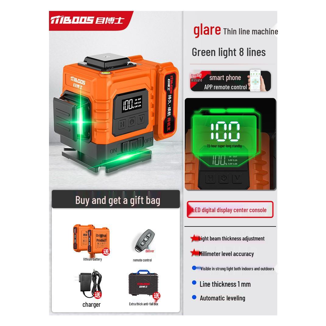 Eye Doctor 16-Line Carpenter Level: Ultra-Bright, High-Precision Green Laser
Eye Doctor 16-Line Carpenter Level: Ultra-Bright, High-Precision Green Laser