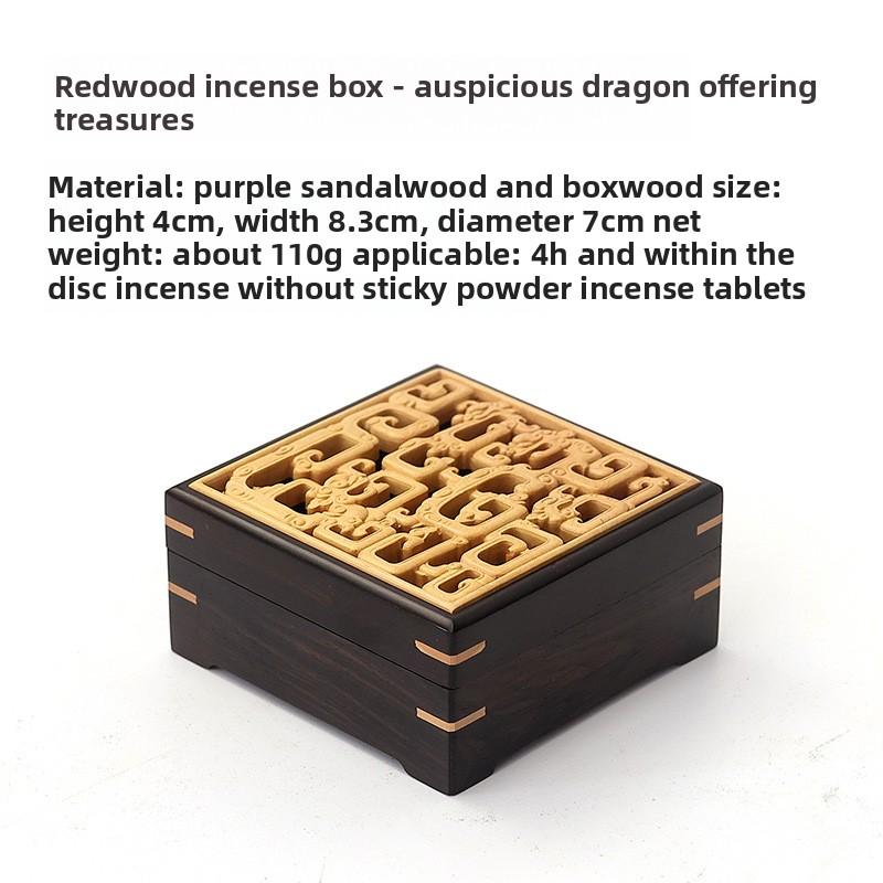 Wooden Incense Burner Box for Stick Coil Powder Incense Retro Redwood Design for Tea Ceremony Zen Home Decor Gift
Wooden Incense Burner Box for Stick Coil Powder Incense Retro Redwood Design for Tea Ceremony Zen Home Decor Gift