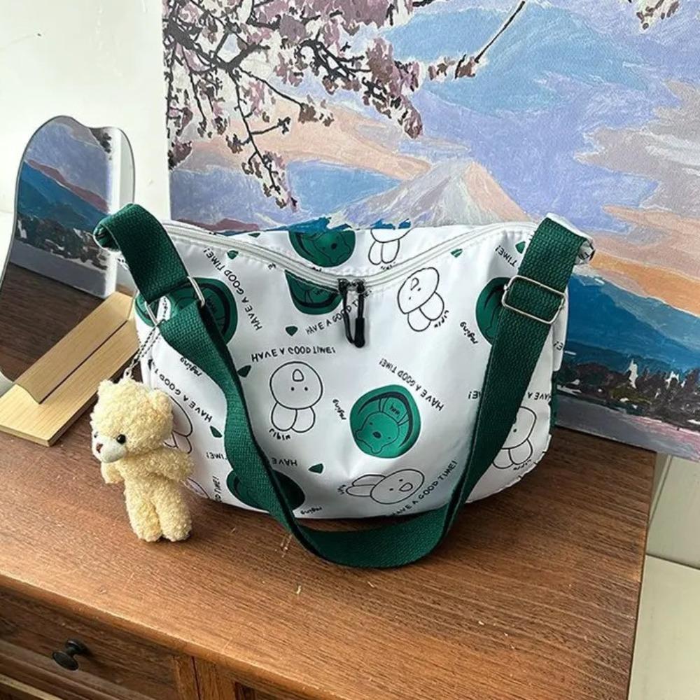 Large Capacity Rabbit Print Dumpling Bag Kawaii Crossbody Bag Portable Nylon Shoulder Bag Daily коричневий
Large Capacity Rabbit Print Dumpling Bag Kawaii Crossbody Bag Portable Nylon Shoulder Bag Daily коричневий