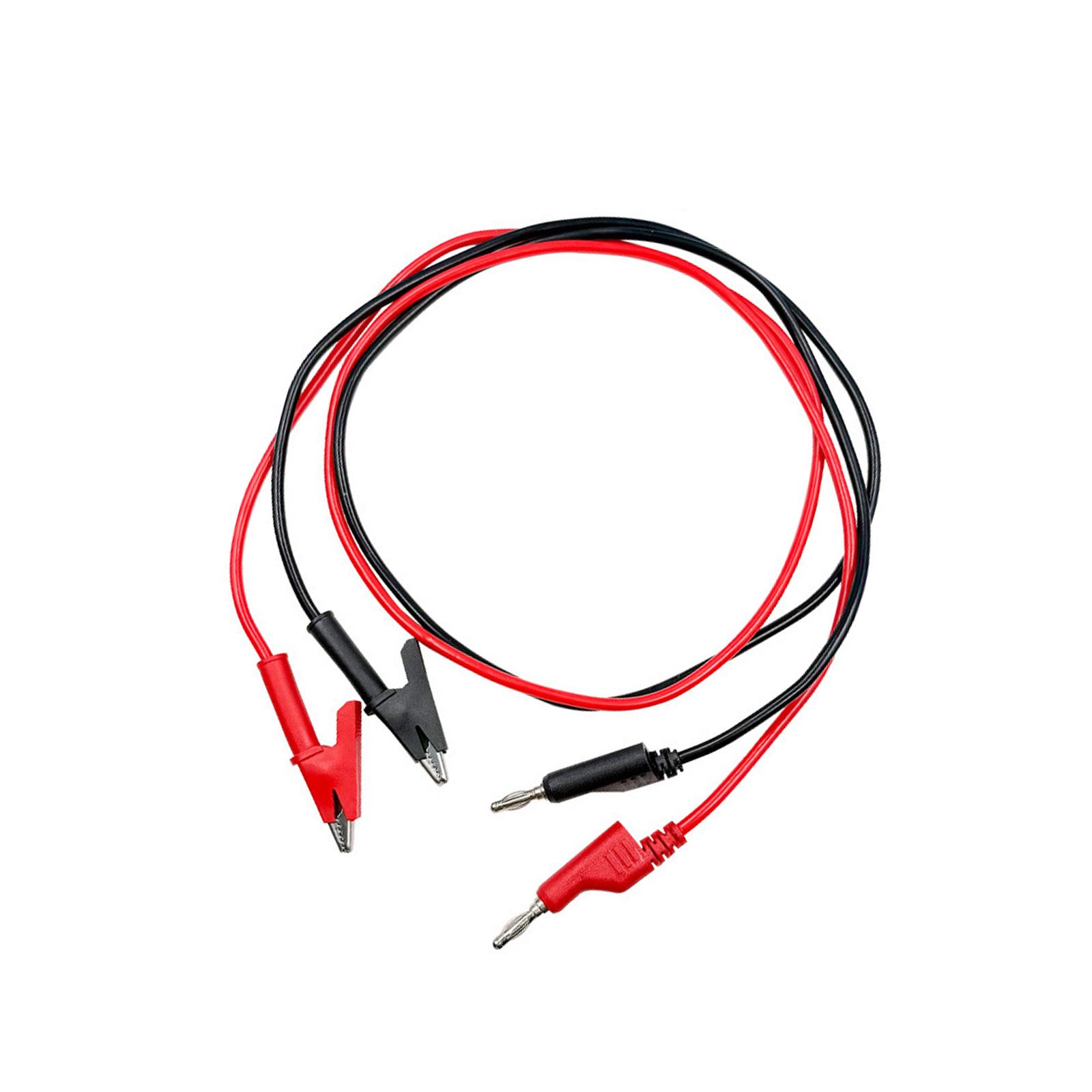 2Pcs High Voltages Test Cable Leads Connector Banana Plug to Alligator Clip Test Leads Double End Test Leads Wire Line 1
2Pcs High Voltages Test Cable Leads Connector Banana Plug to Alligator Clip Test Leads Double End Test Leads Wire Line 1