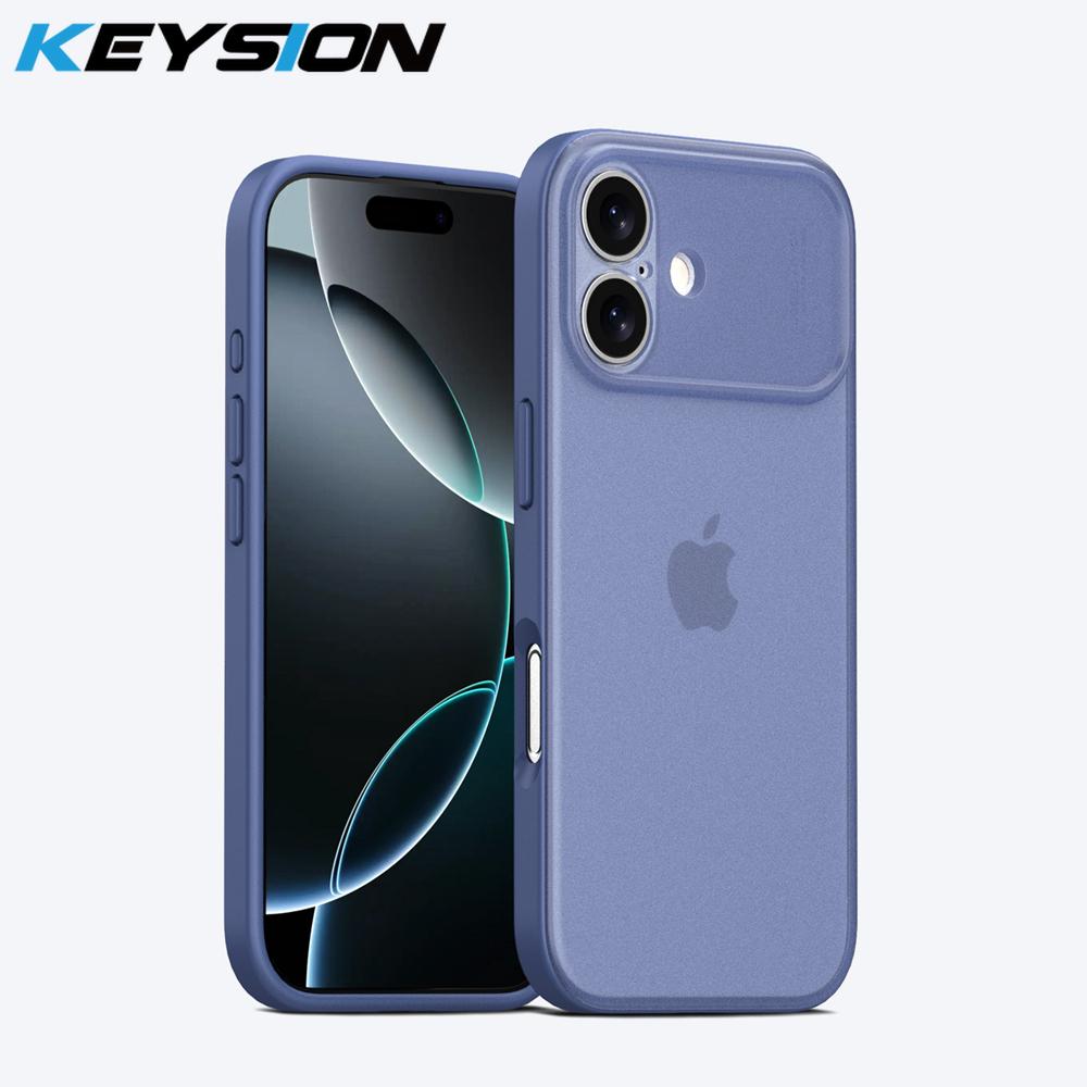 KEYSION Матовый прозрачный чехол для телефона конфетного цвета для iPhone 17 Мягкий силикон+ПК Ударопрочная задняя крышка для телефона для iPhone 17 Air for iPhone 17 синий
KEYSION Матовый прозрачный чехол для телефона конфетного цвета для iPhone 17 Мягкий силикон+ПК Ударопрочная задняя крышка для телефона для iPhone 17 Air for iPhone 17 синий