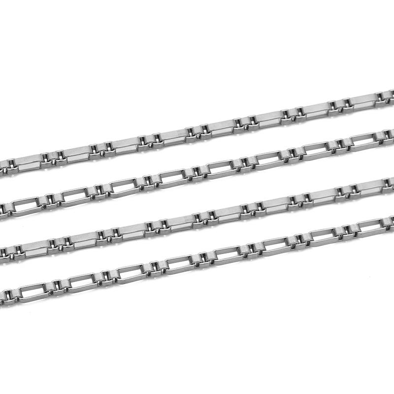 1 Meter Stainless Steel 3mm Witdth 3:1 Long Oval Link Box Chains Bulk Necklaces DIY Jewelry Making Bracelets Findings Wholesale
1 Meter Stainless Steel 3mm Witdth 3:1 Long Oval Link Box Chains Bulk Necklaces DIY Jewelry Making Bracelets Findings Wholesale