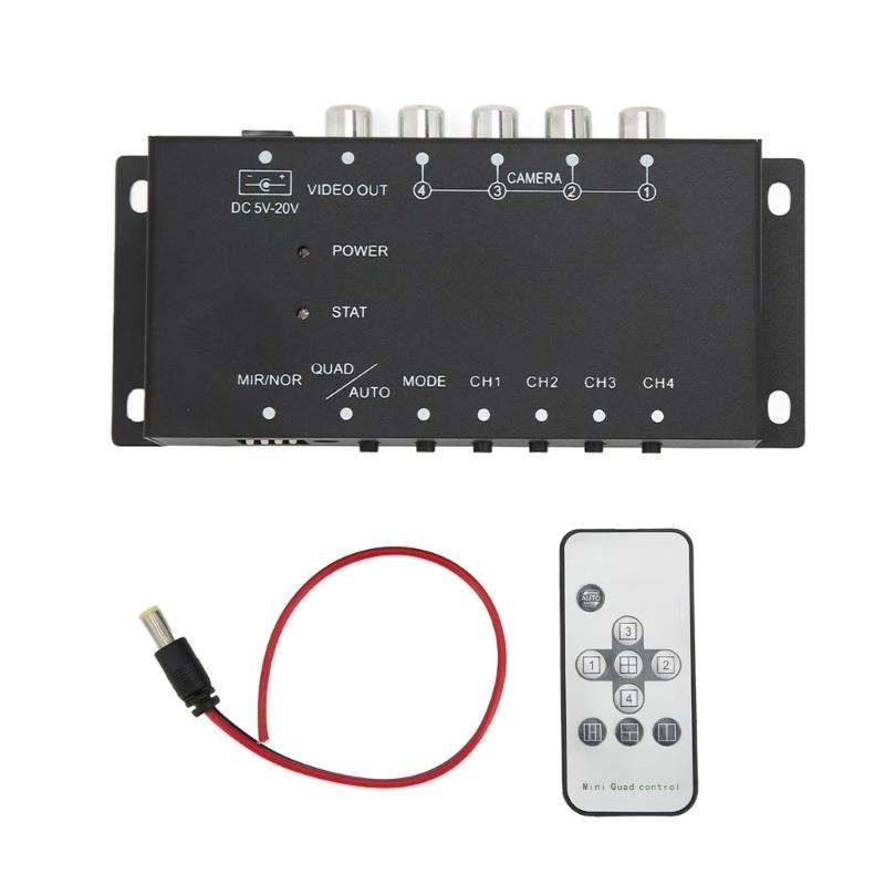 High Resolution 4 Channel Vehicle Video Splitter Camera Controller For All Around Monitoring And Safe Parking Assistance 1
High Resolution 4 Channel Vehicle Video Splitter Camera Controller For All Around Monitoring And Safe Parking Assistance 1
