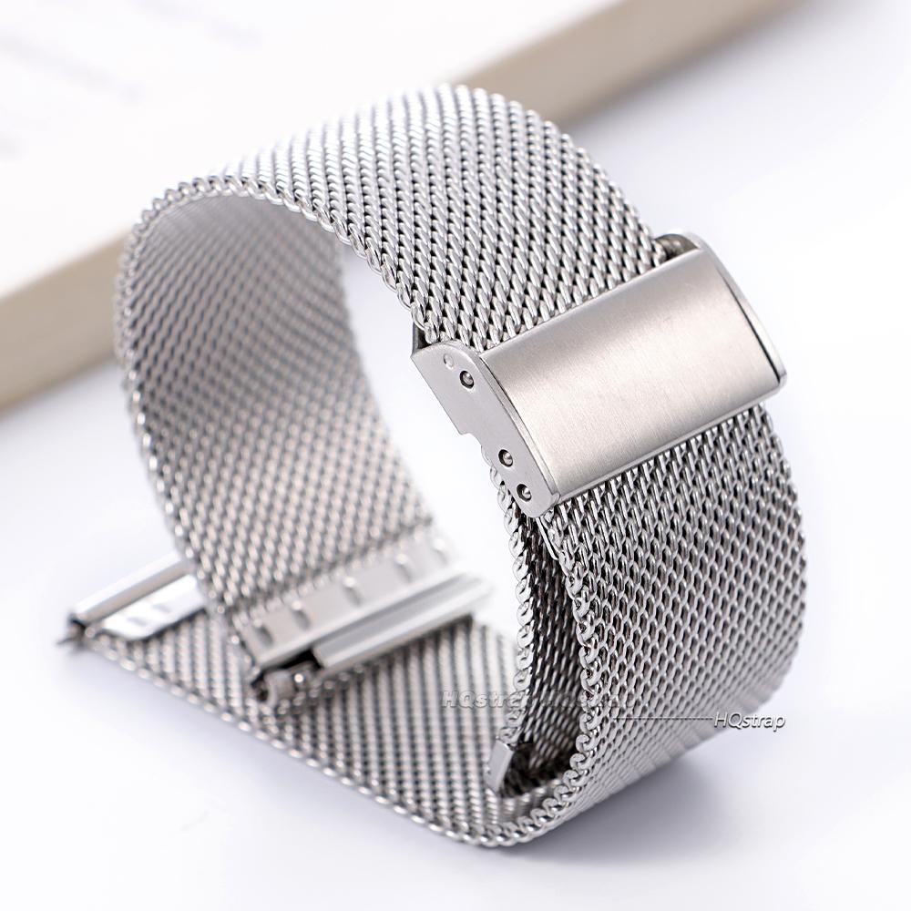 Quick Release Watch Band 18mm 20mm 22mm Universal Milanese Watchband Mesh Stainless Steel Strap Bracelet Black Silver Wrist Belt 22mm
Quick Release Watch Band 18mm 20mm 22mm Universal Milanese Watchband Mesh Stainless Steel Strap Bracelet Black Silver Wrist Belt 22mm