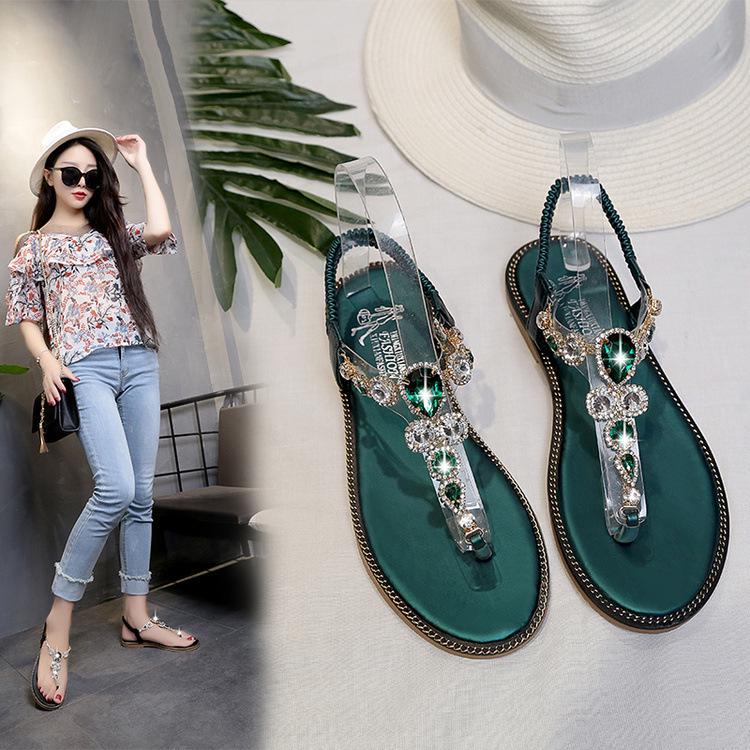 Summer new sandals fashion Korean version of casual sandals trend street shot rhinestone women, can be mixed 35 зелёный
Summer new sandals fashion Korean version of casual sandals trend street shot rhinestone women, can be mixed 35 зелёный