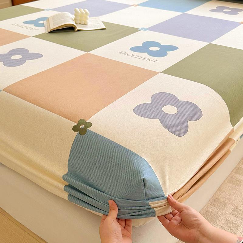 New Thickened Washed Cotton Checker Single Bed Printed Bed Cover Without Pillowcase with Elastic Sheet Set 360 Wrap Skin Bedding 90x200x30cm 1pcs
New Thickened Washed Cotton Checker Single Bed Printed Bed Cover Without Pillowcase with Elastic Sheet Set 360 Wrap Skin Bedding 90x200x30cm 1pcs